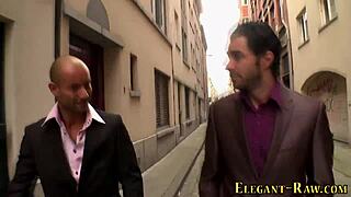 Glam euro babe takes anal then classy facial cumshot pov