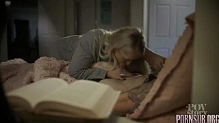 Blonde milf fills stepdad's shoes in full spanish sub video