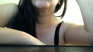 Sexy curvy big ass wife strips naked like slut then gets fucked gaping in living room