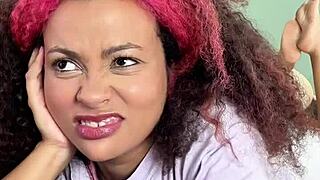 Curvy Latina's Big Thick Ass Burps And Farts Loudly In Leggings!