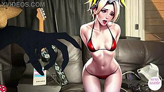 rv monster reveals his throbbing mushroom cock to jessica in erotic sofa tale!