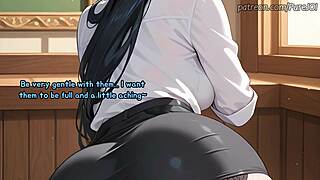 Student gets shaped by Satsuki's big tits ass joi edging instructions ai art fetish