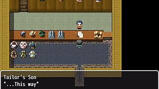 Creepy guy measures my friend's body for custom clothes in anime cosplay scene