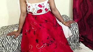 christmas turned into desi anal pounding with girlfriend's tight ass bareback