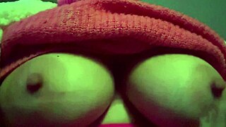 italian milf artemisia bounces huge natural tits solo