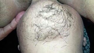 Rich daddy licks stepdaughter's big clit pussy till she squirts moaning!