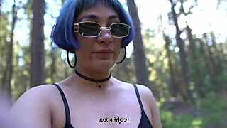 Think you'd pay to bend this curvy housewife over in the forest for raw doggystyle cash fuck?