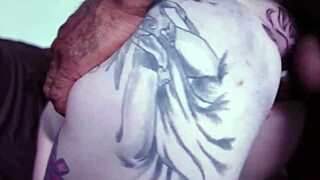 wife got ass tattoo without permission so i ripped clothes fucked her ass to celebrate