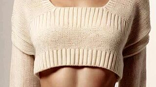 middle eastern lingerie models tease barefoot in panties