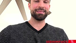 muscular stud max cartel rims and hands from riley grey's tongue on his ass