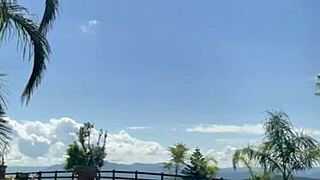 wanna see this chubby ebony babe farting wildly by the pool?