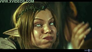 blonde elf girl slips sex parasites into octokuro during medieval lesbian fantasy fuck