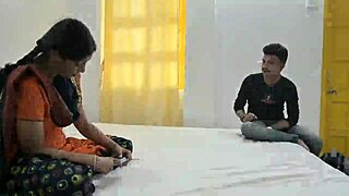 A real married Indian wife shares an intimate romantic night at home