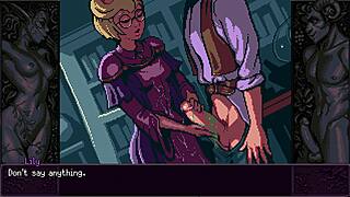 Man, this alchemist's hands feel amazing on my throbbing cock, gonna cum soon!