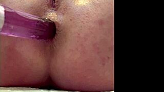 Can You Handle Her Wild Anal Grape Masturbation Frenzy?!
