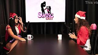 catch jujube delícia's christmas special chat with tifany swing on sheer red casting part 8