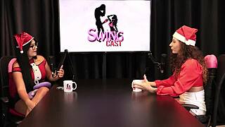 catch jujube delícia's christmas special chat with tifany swing on sheer red casting part 8