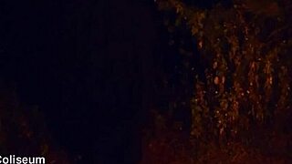 Sexy ebony BBW final girl gets captured by masked slasher, fucked raw on Halloween like a total slut with that big booty shaking everywhere.