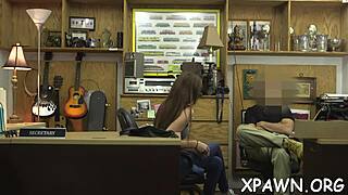 bold babe spreads arse and pussy wide for rough fucking in reality show