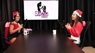 catch jujube delícia's christmas special chat with tifany swing on sheer red casting part 8