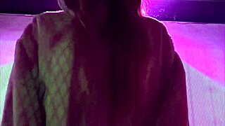 Artemisia Love smokes sexy outdoors solo