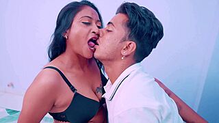 stepmom fingers her wet pussy moaning then seduces stepson for doggystyle creampie pounding on tight juicy hole