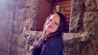 Latina Crossdresser Fucks Ass in French Queen's Castle Room