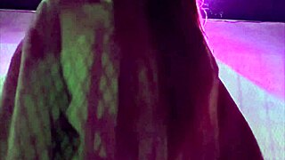 Artemisia Love smokes sexy outdoors solo