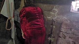 Latina Crossdresser Fucks Ass in French Queen's Castle Room