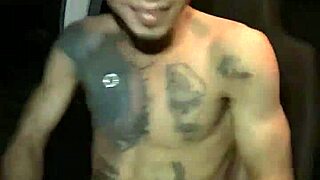 sexy dominicano dances wild but holds back from public cock action