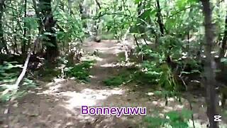 Petite Latina Bunny Bonneyuwu Masturbates Panties Off in Magical Forest Tease Part 2