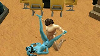 ana kin fights padme then bangs alien slut in star wars parody