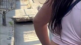 Colombian stranger bends over for 50 bucks anal destruction and cum coverage