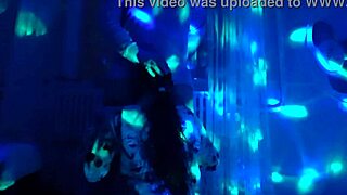 While everyone danced at the party we snuck to fuck brunette stranger hard in corner