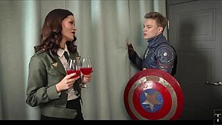 peggy carter fucks virgin cap america on wild mission 😈🍆💦