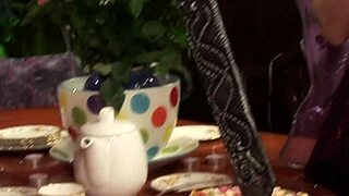 cosplay party explodes into massive wet orgy action