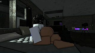 they bend over for intense doggystyle in roblox apartment game