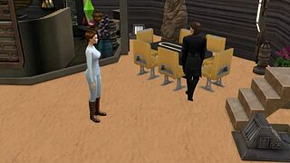 ana kin fights padme then bangs alien slut in star wars parody