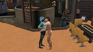 ana kin fights padme then bangs alien slut in star wars parody