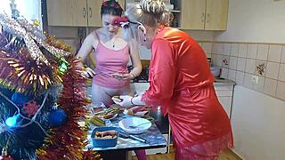 Hey babysitter, slip into that thong lingerie and cook with me erotically