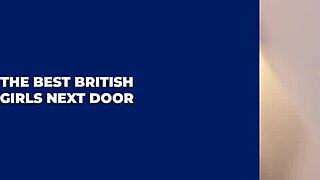 A young British redhead teen receives devoted oral attention from her neighbor