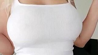 your girl gets your dick pic and starts fingering her horny wet pussy