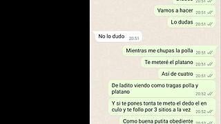 Mi novia se pone CALIENTA con BANANA en su coño jugoso parte 4!