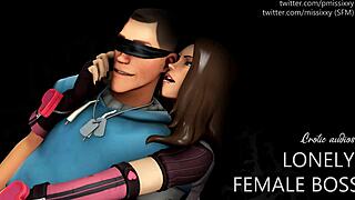 lonely female boss teases with dirty talk roleplay getting erotic and bossy all over