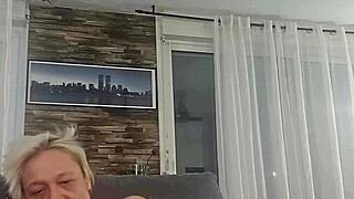 she's in lingerie begging you to eat her tight mature pussy on webcam