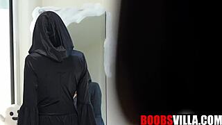 trick or treat with halloween slut christina sage rose-caarter victor ray petite tits pounded 🎃🍆