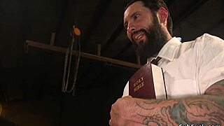 alt slut gets bound and double penetrated in intense anal gangbang orgy