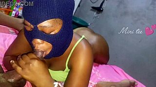 minitee4 slurps big black cock with her juicy ass out showing mad head skills