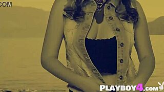 Bubble butt petite milf strips outdoors posing sexy lingerie off 🍑😍🔥