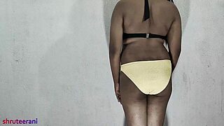 yo, this indian shemale rocks a lime bikini crossdressing solo masturbation in part 2 😏🏖️